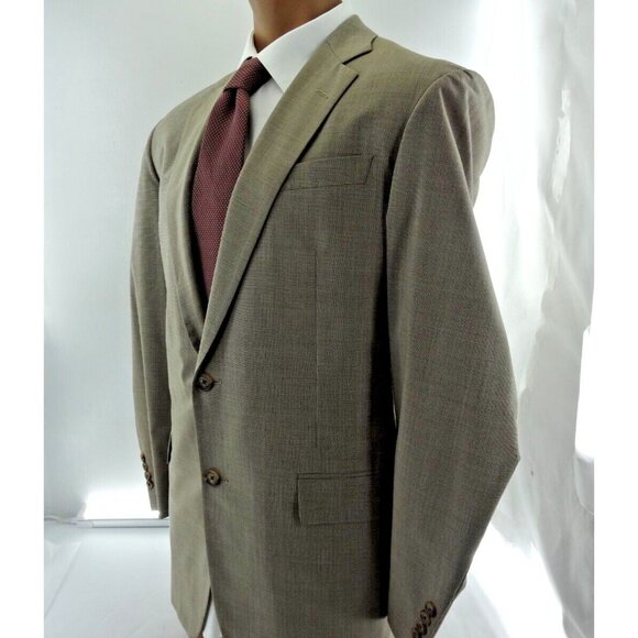 Brooks brothers -Madison Brooks cool Men's Suit jacket Blazer Gray 41L - Picture 1 of 16